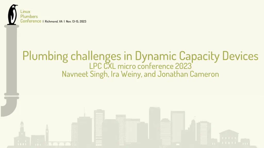 plumbing challenges in dynamic capacity devices