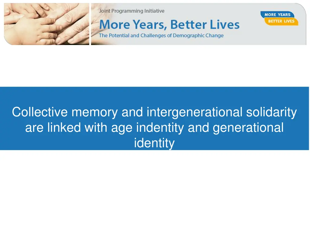 collective memory and intergenerational