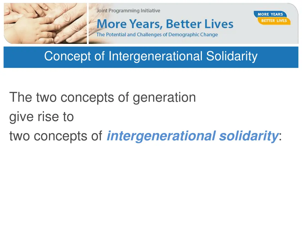 concept of intergenerational solidarity