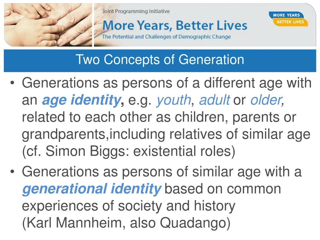 two concepts of generation generations as persons