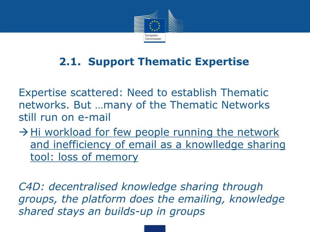 2 1 support thematic expertise