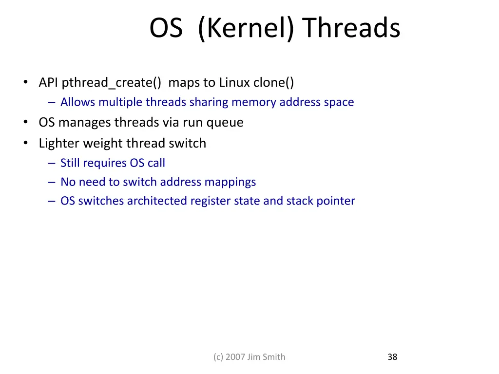 os kernel threads