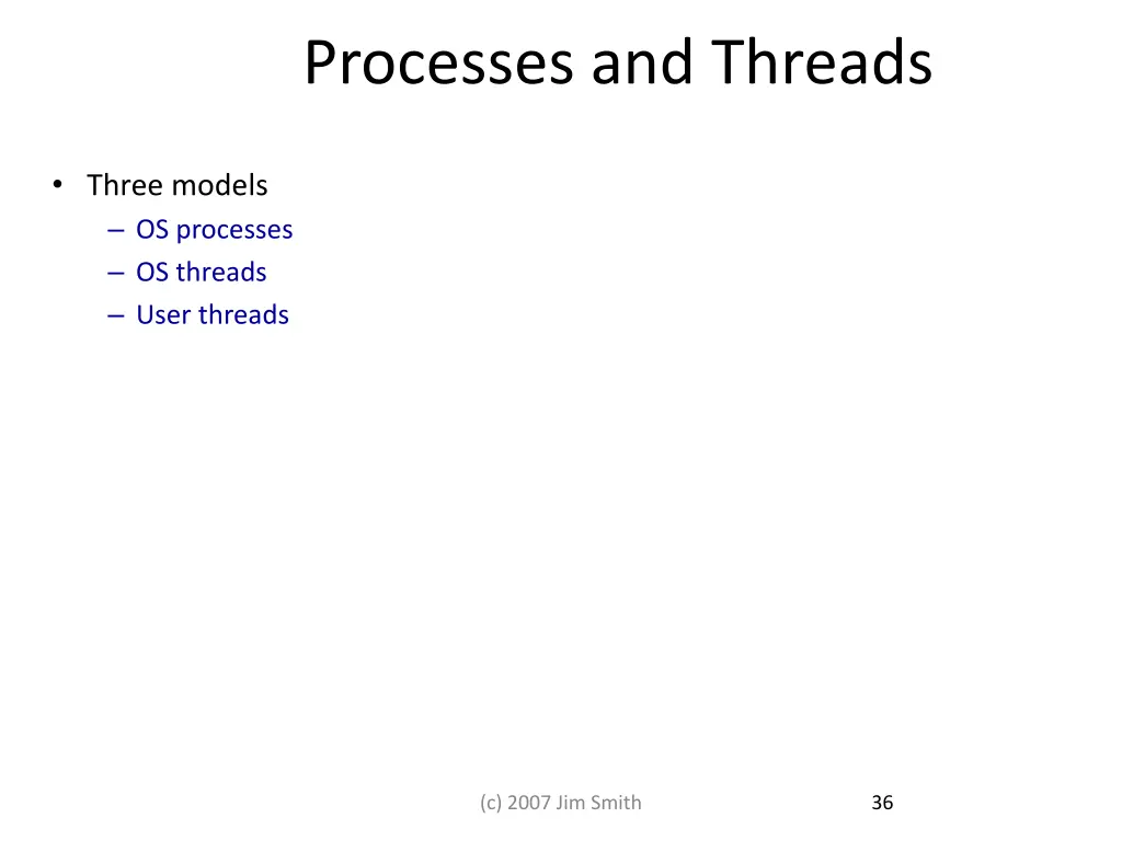 processes and threads