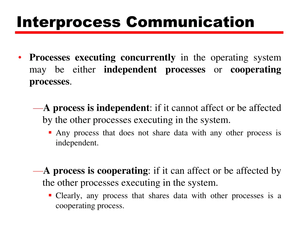 interprocess communication