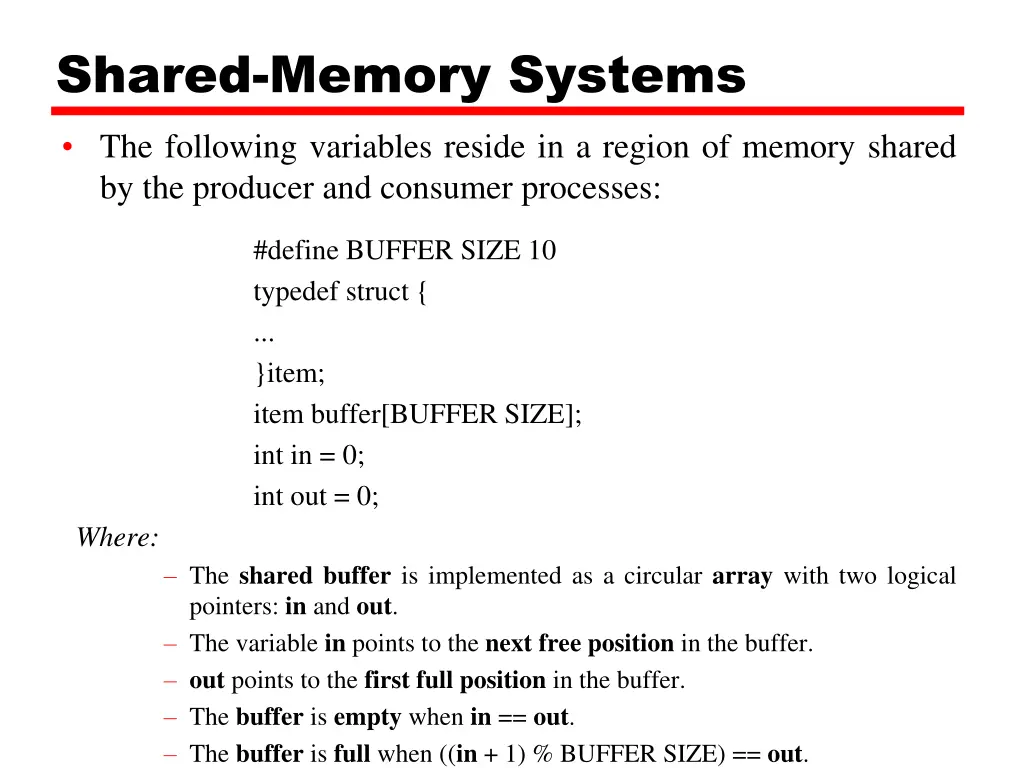 shared memory systems 2