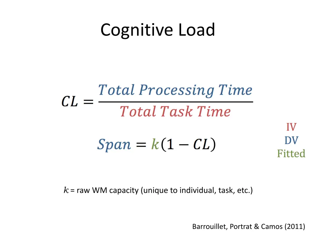 cognitive load