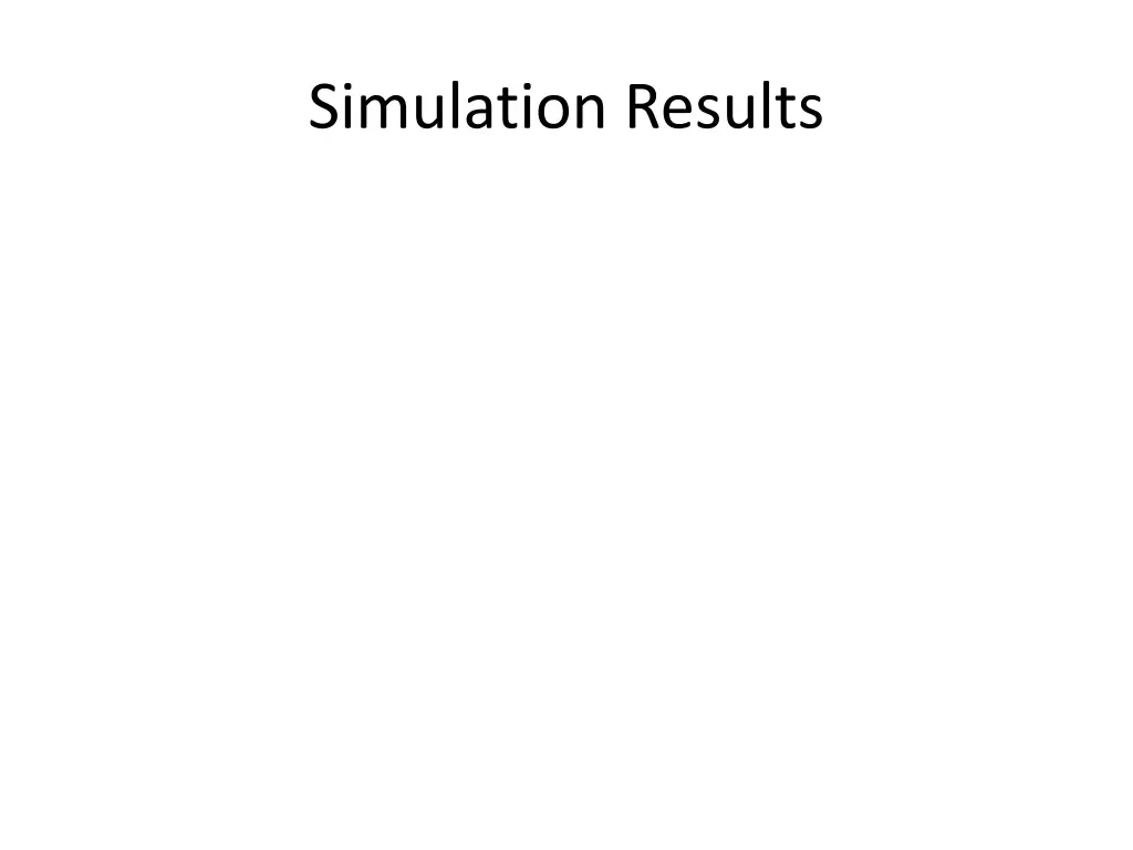 simulation results