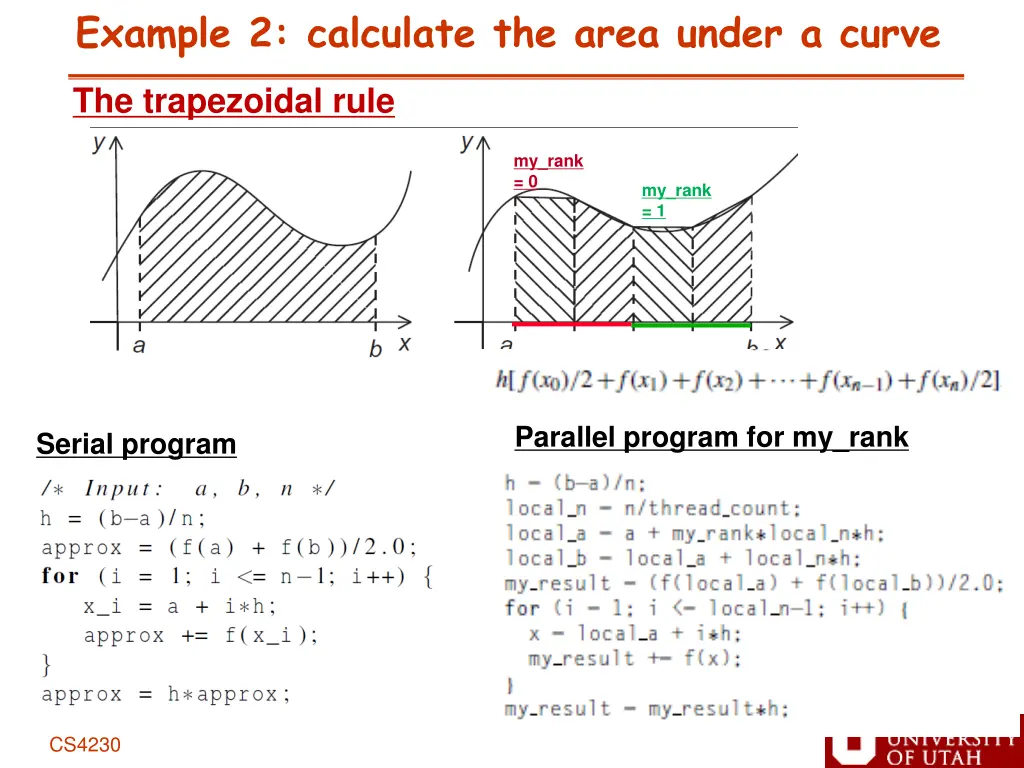 example 2 calculate the area under a curve