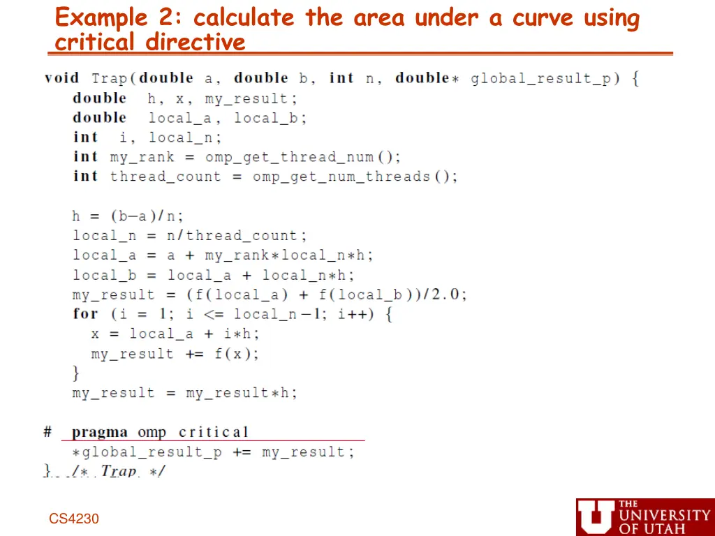 example 2 calculate the area under a curve using 1