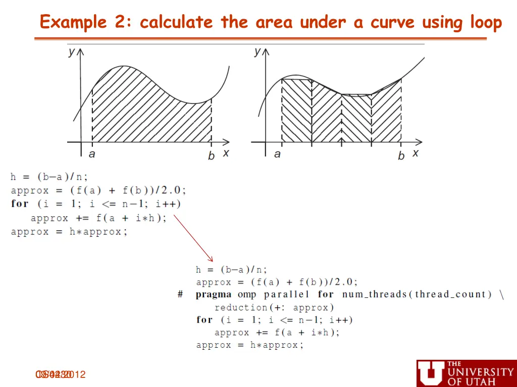 example 2 calculate the area under a curve using 3