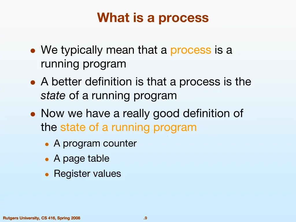 what is a process