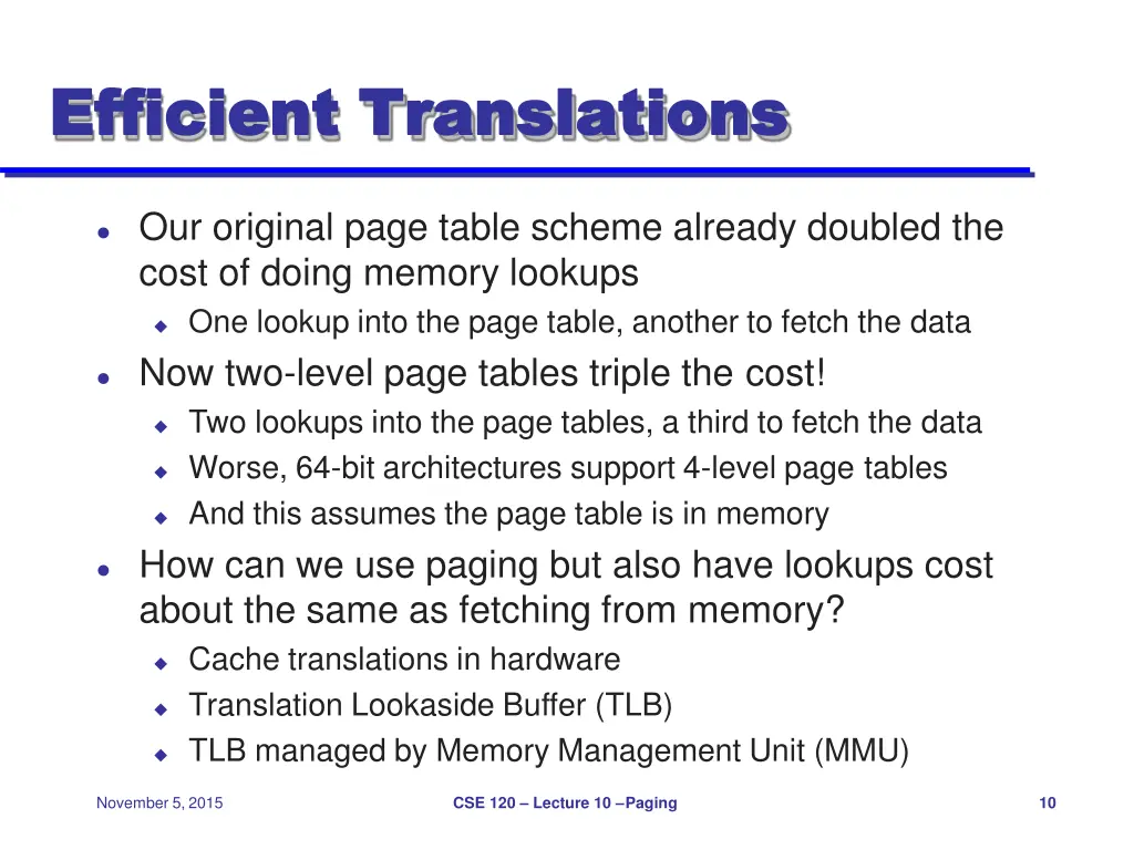 efficient efficient translations translations