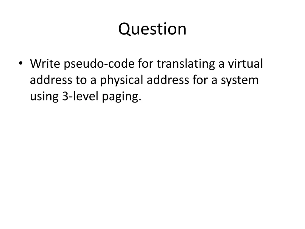 question 3