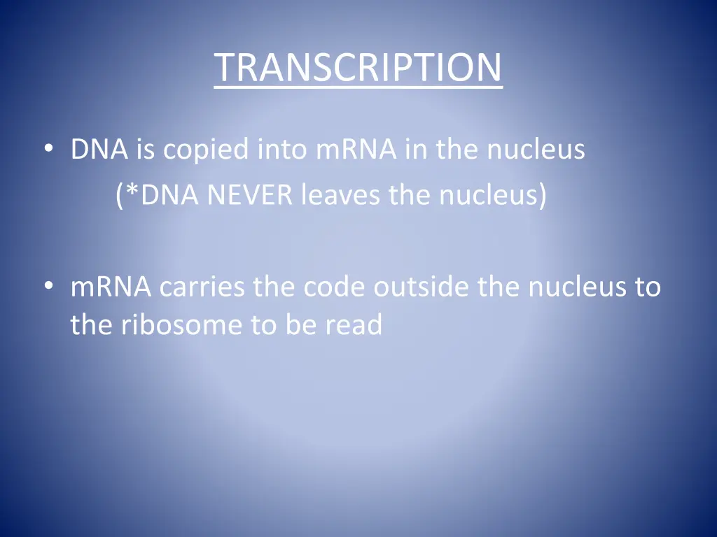 transcription