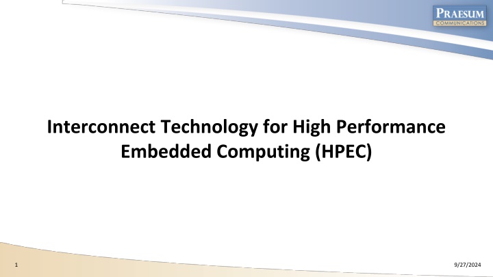 interconnect technology for high performance