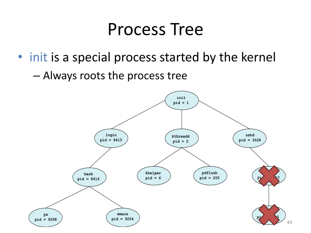 process tree