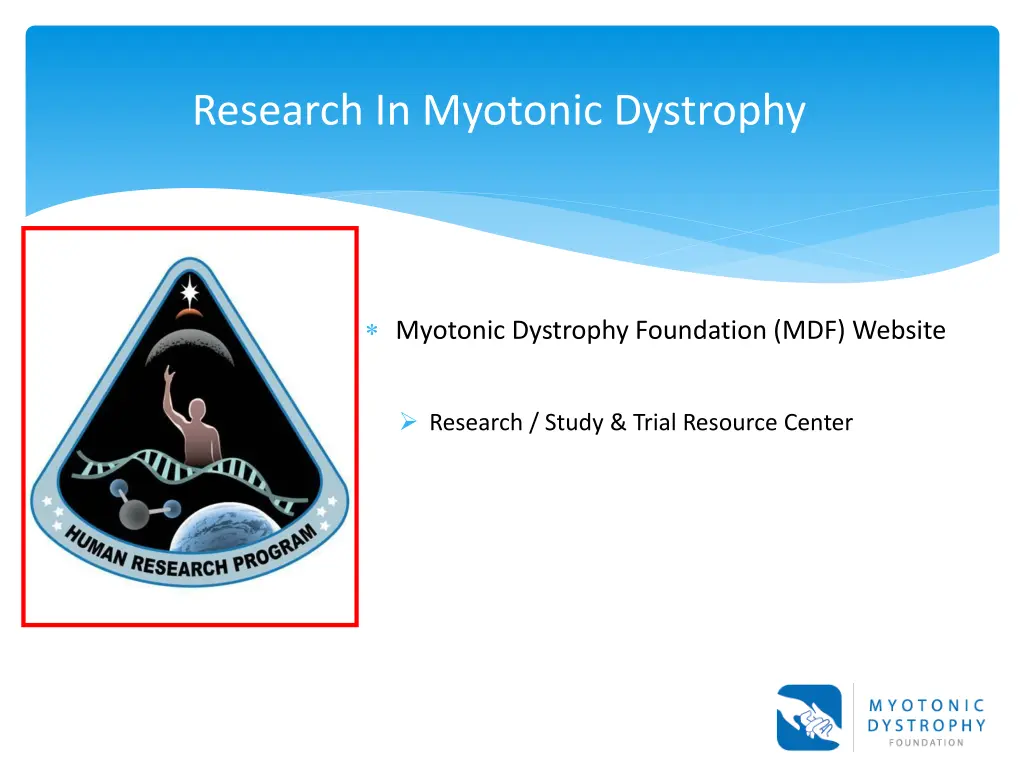 research in myotonic dystrophy 2