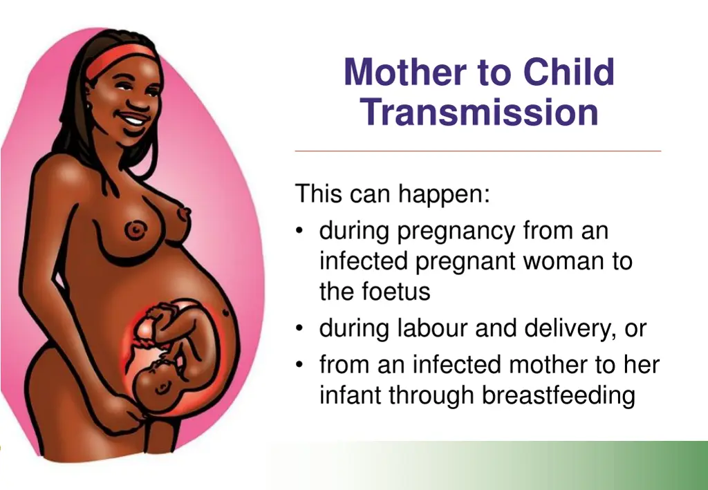 mother to child transmission