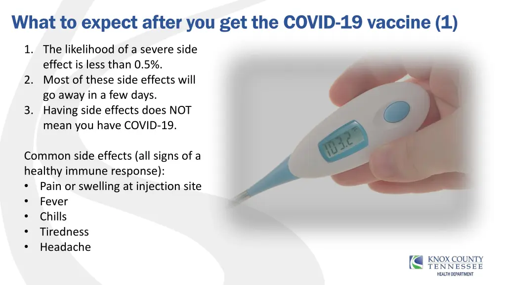 what to expect after you get the covid 19 vaccine