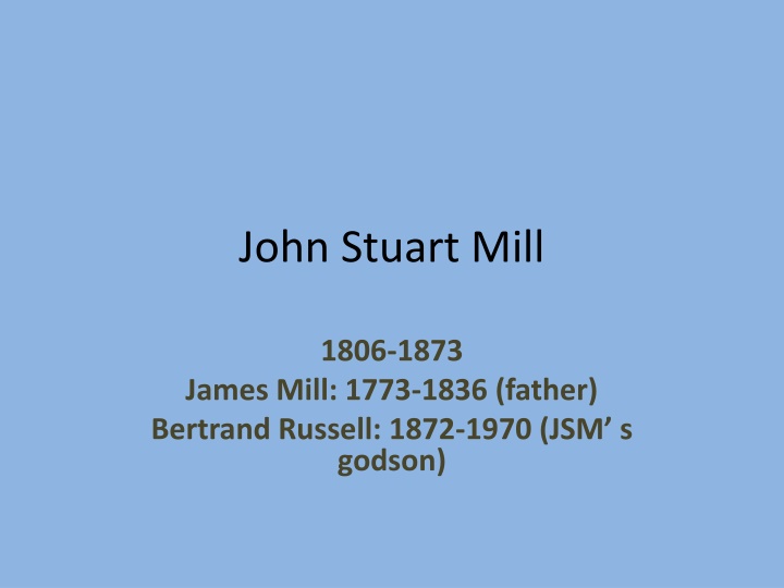 john stuart mill