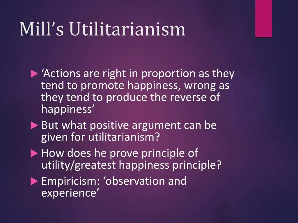 mill s utilitarianism