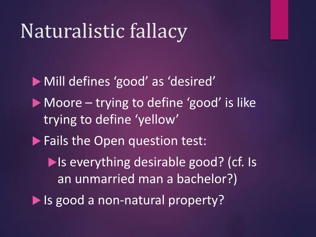 naturalistic fallacy 1