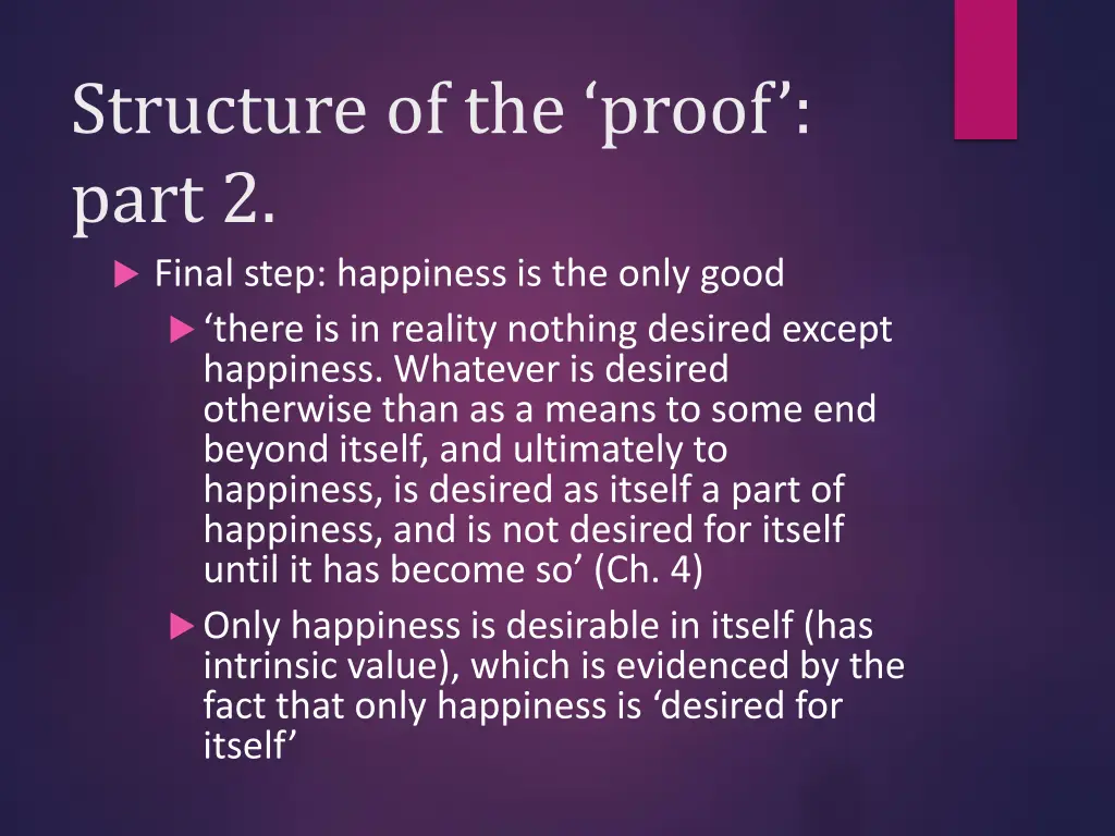 structure of the proof part 2 final step