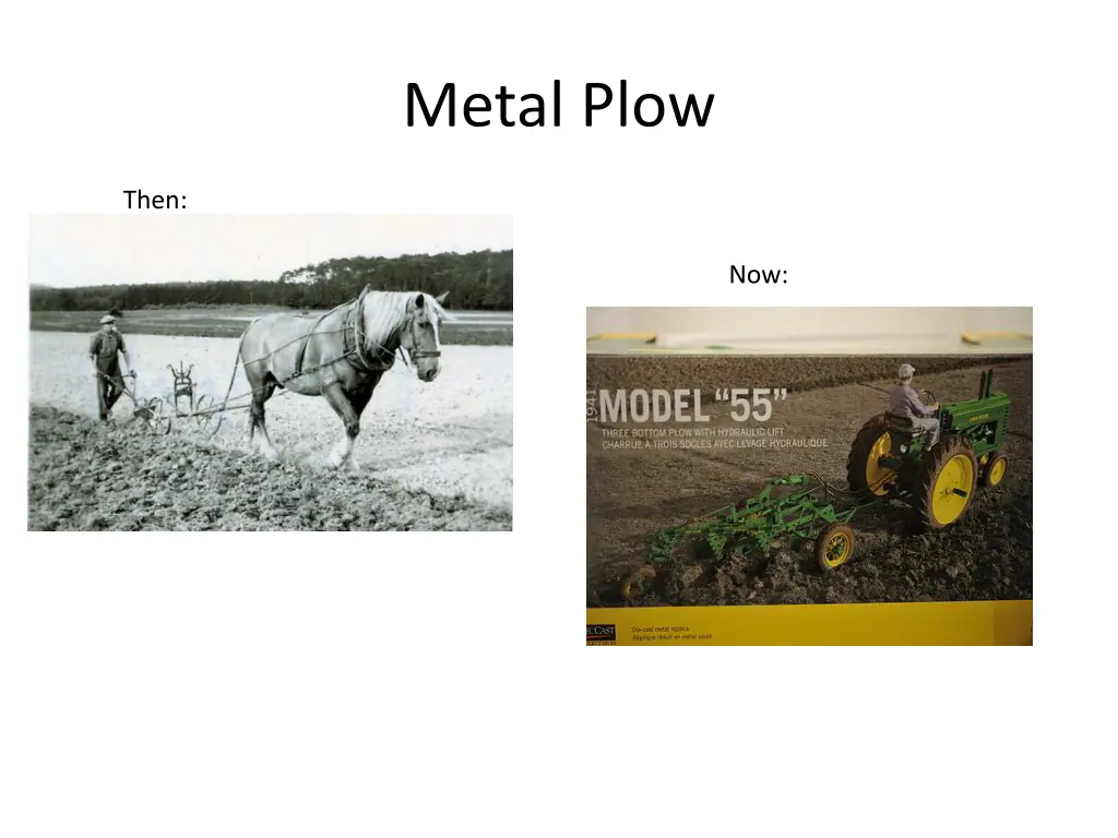 metal plow