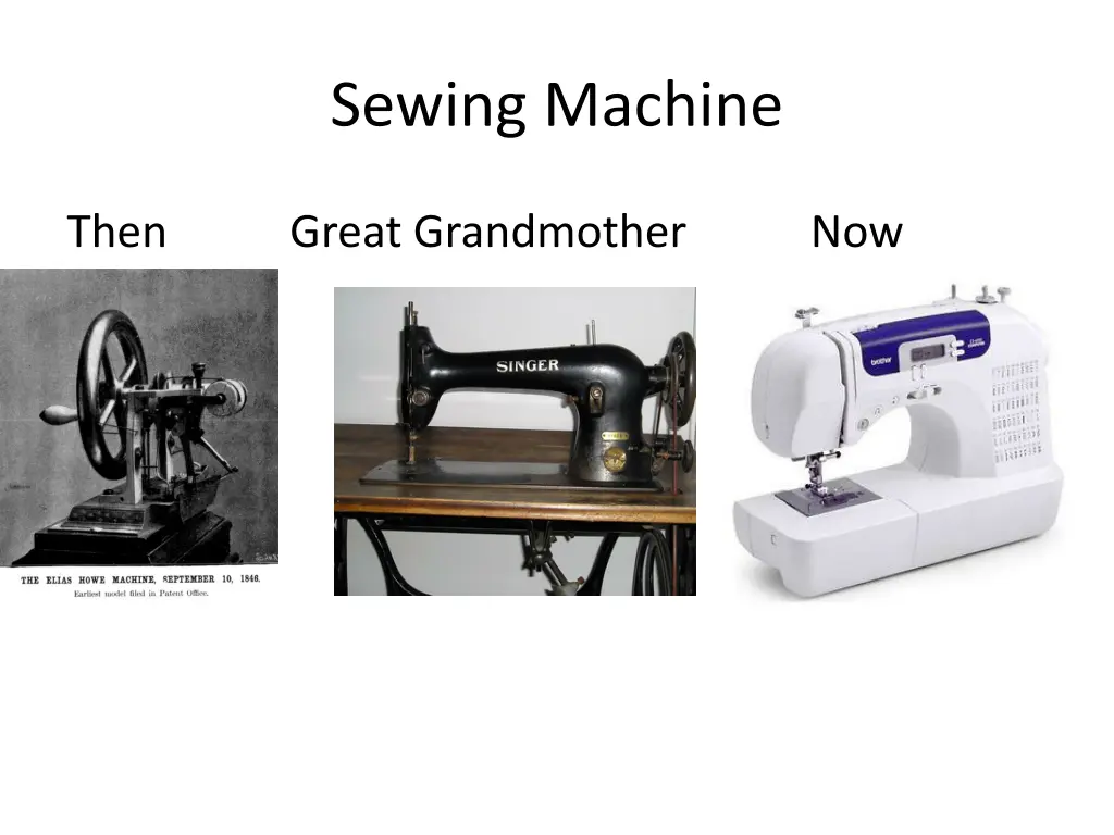 sewing machine