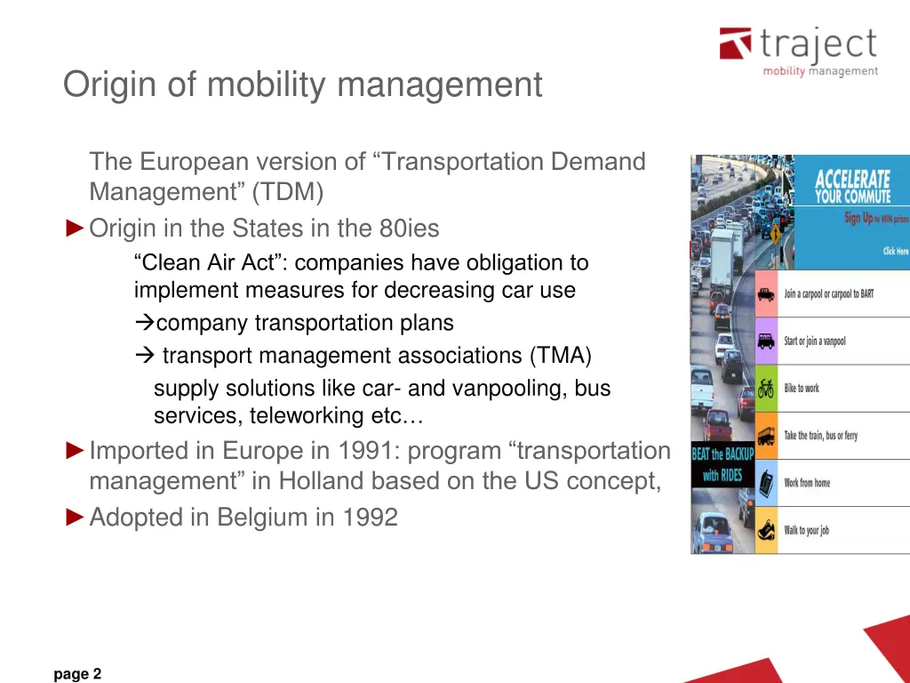 origin of mobility management