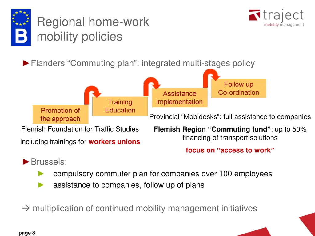 regional home work mobility policies