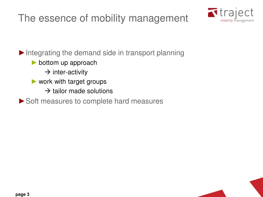 the essence of mobility management