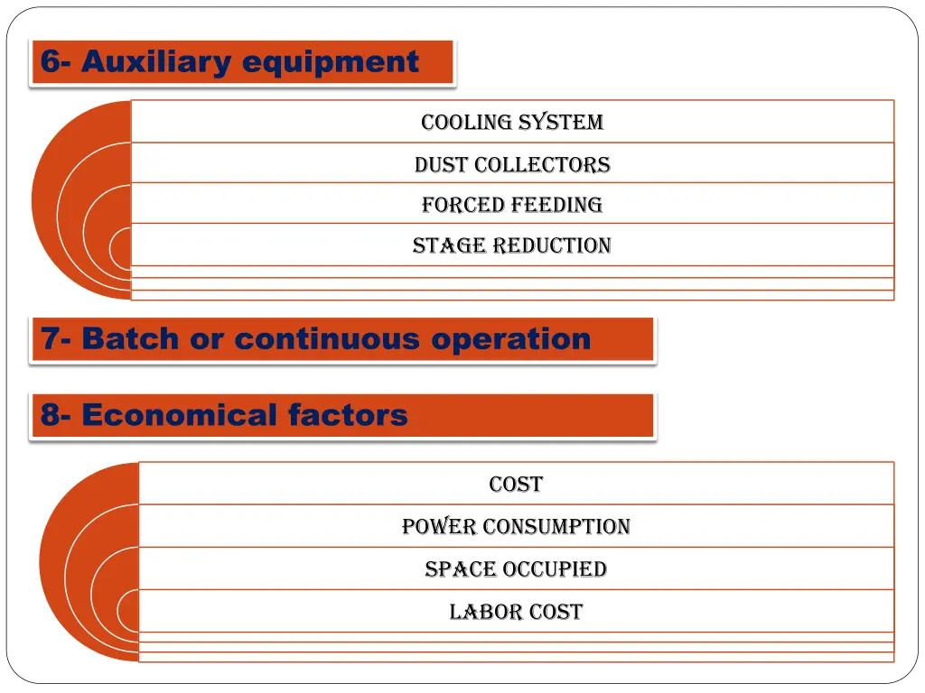 6 auxiliary equipment