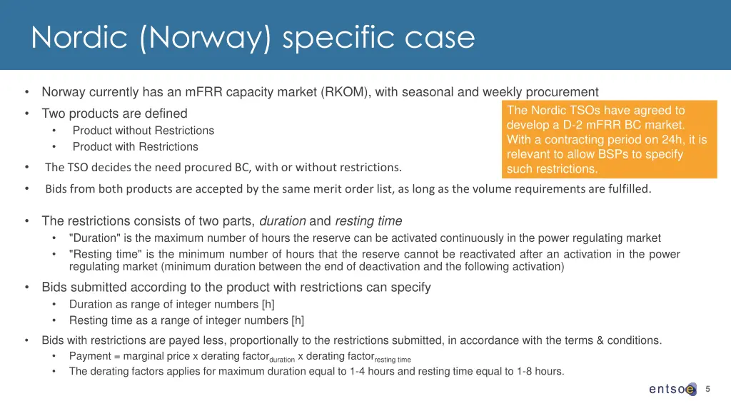 nordic norway specific case