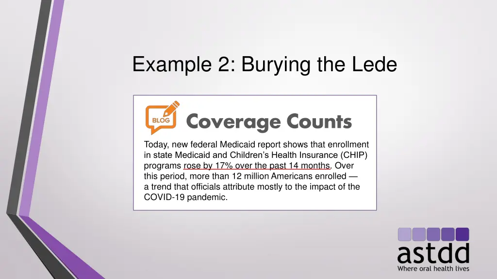 example 2 burying the lede 1