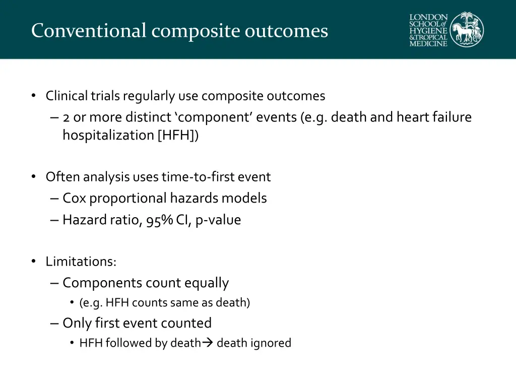 conventional composite outcomes