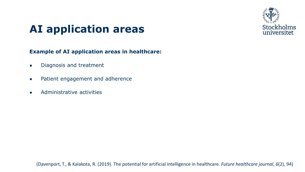 ai application areas