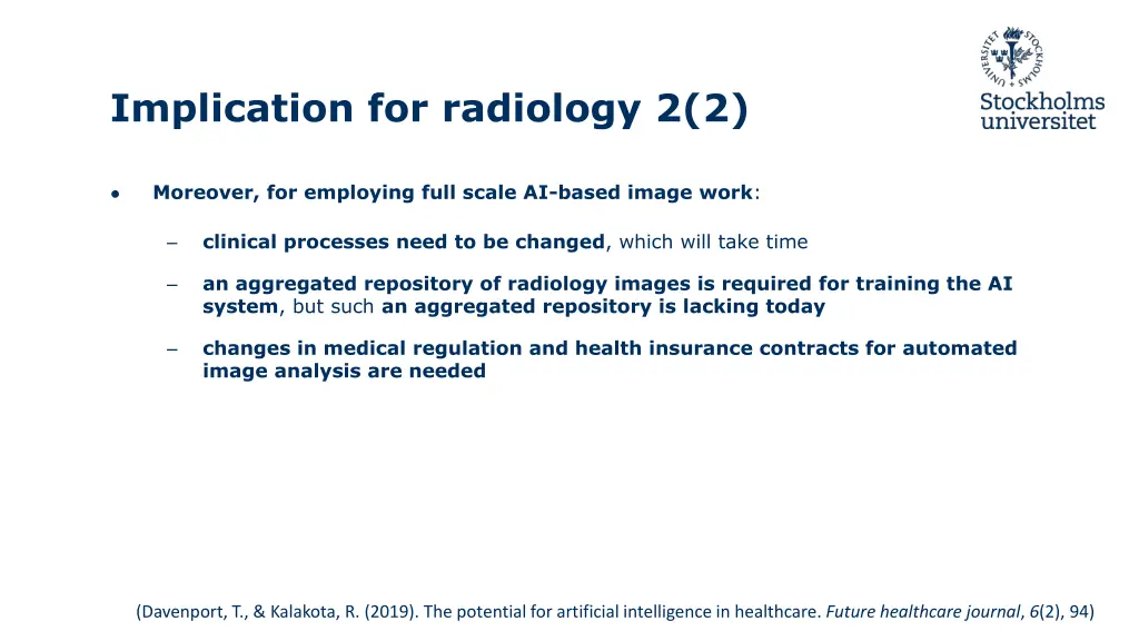 implication for radiology 2 2