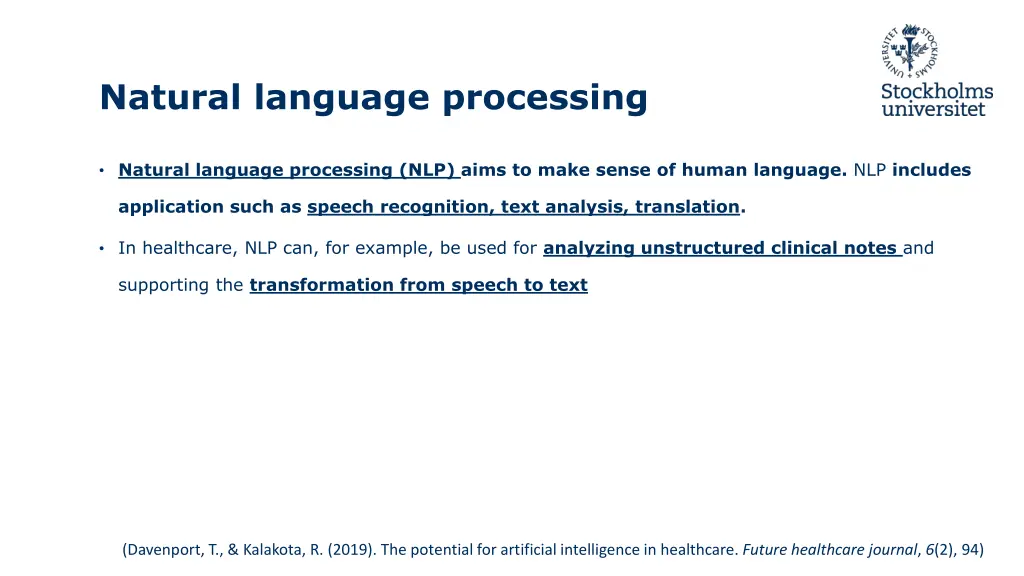 natural language processing