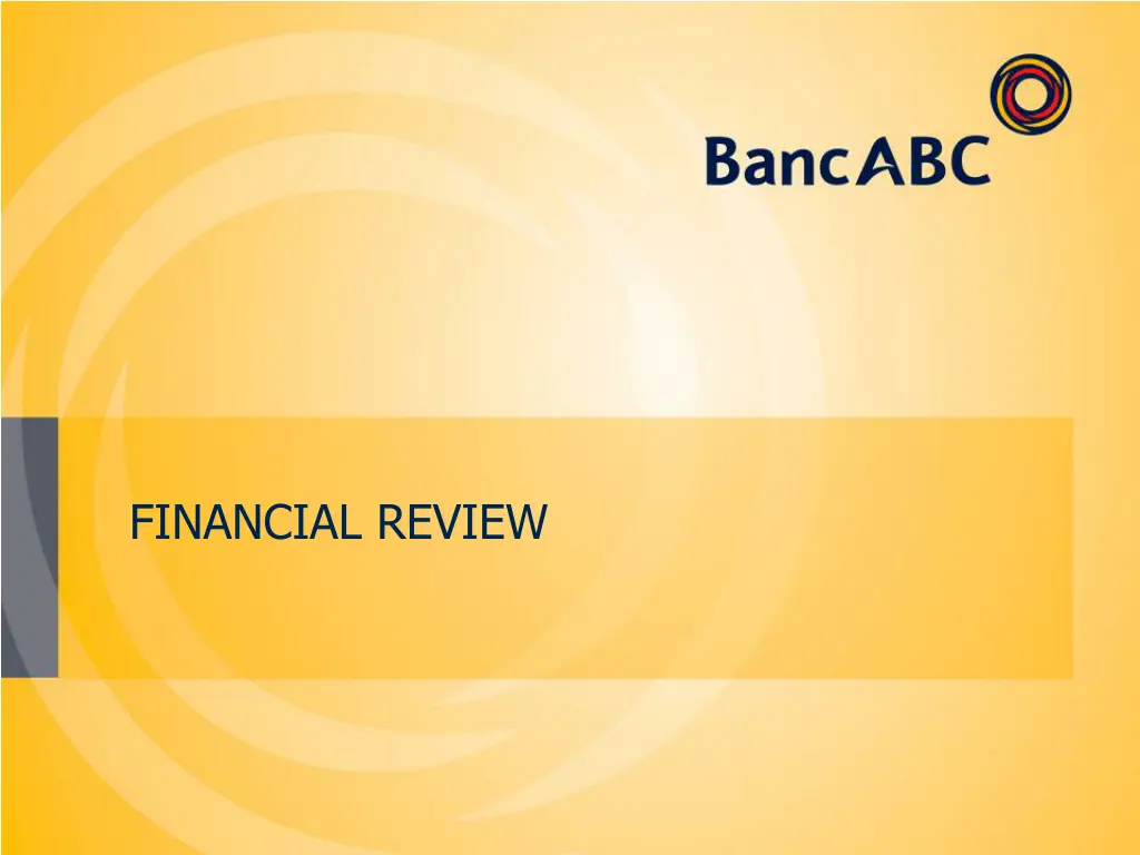 financial review