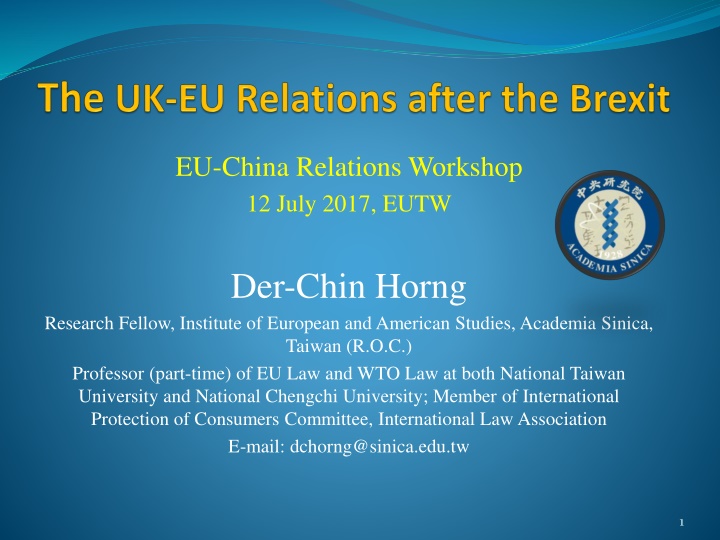 eu china relations workshop 12 july 2017 eutw