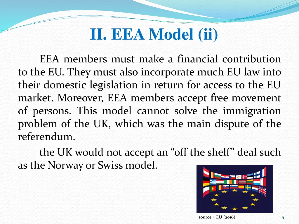 ii eea model ii