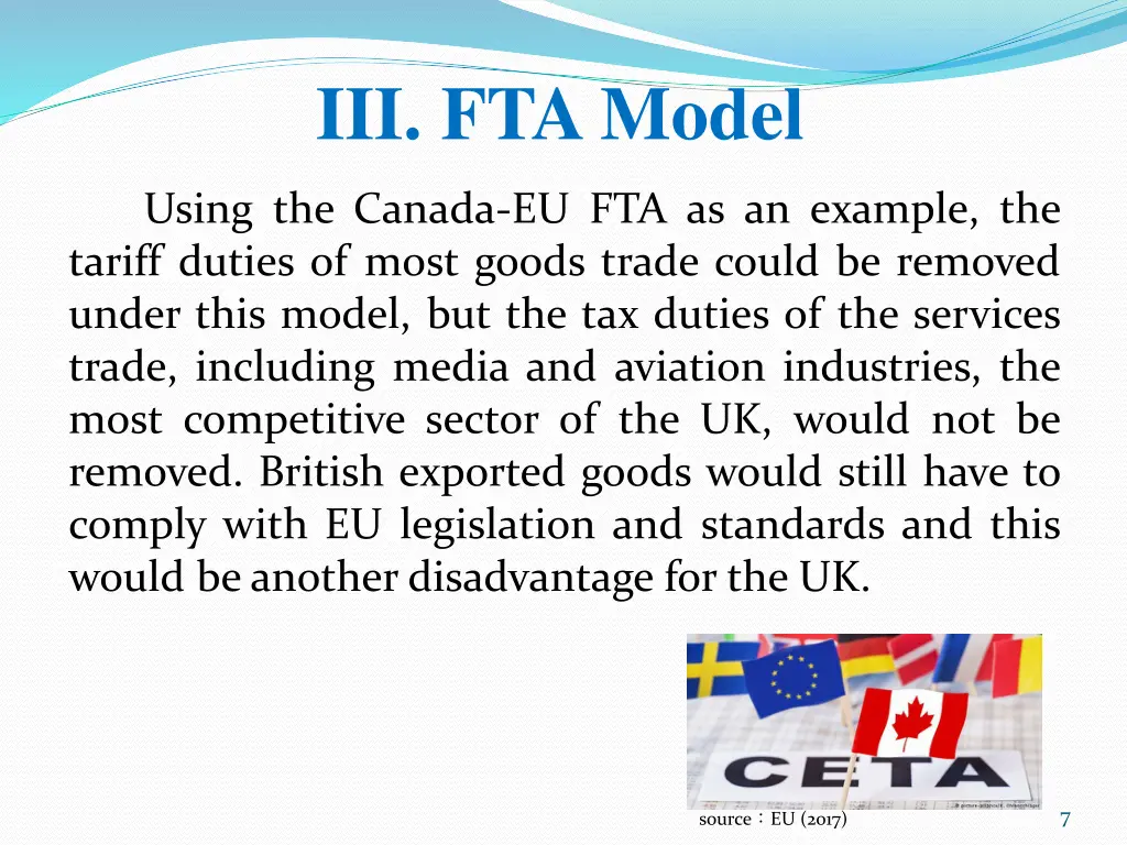 iii fta model