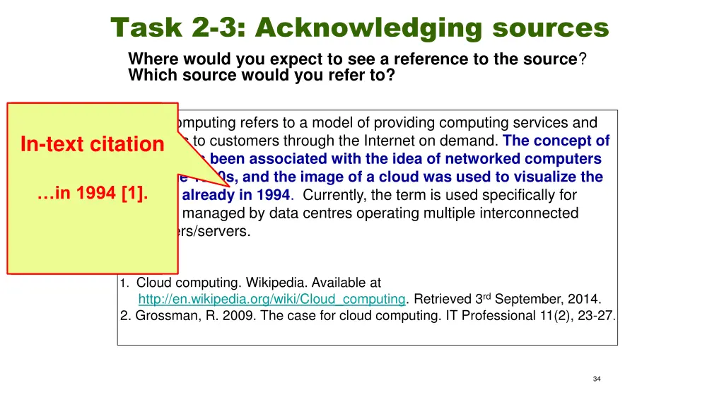 task 2 3 acknowledging sources