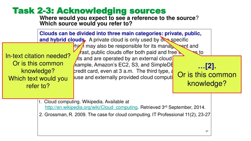 task 2 task 2 3 acknowledging sources 2