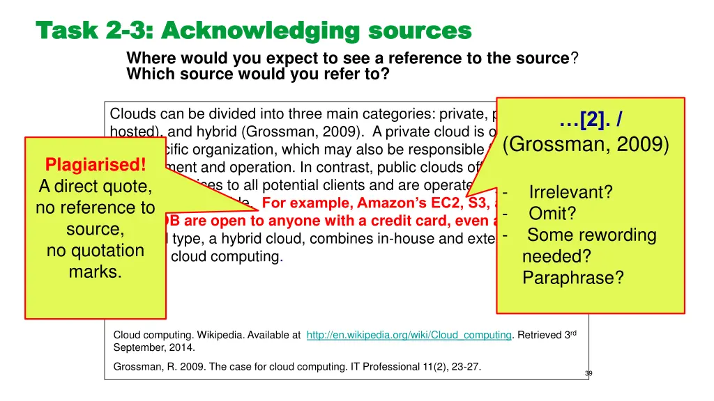 task 2 task 2 3 acknowledging sources 4