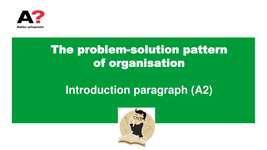 the the problem problem solution