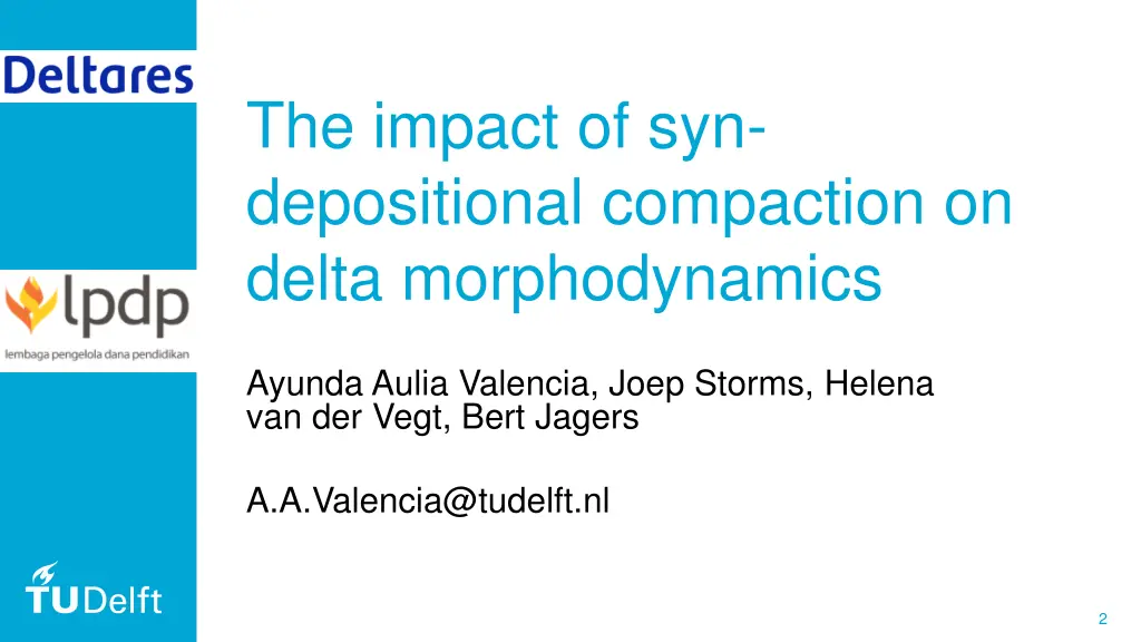 the impact of syn depositional compaction