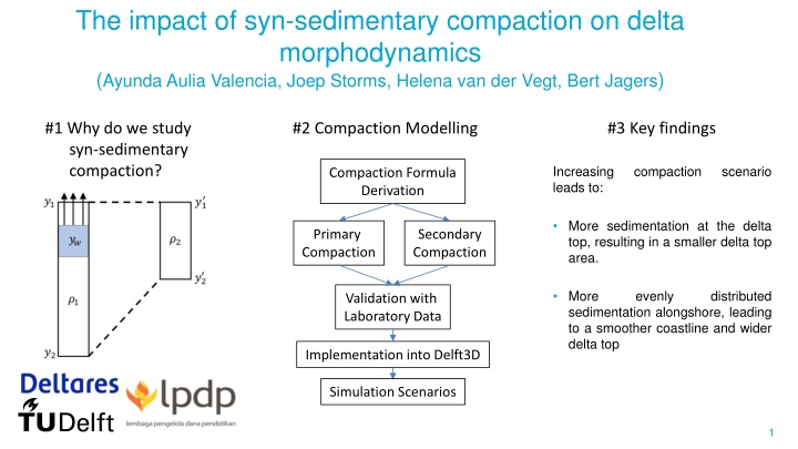 the impact of syn sedimentary compaction on delta