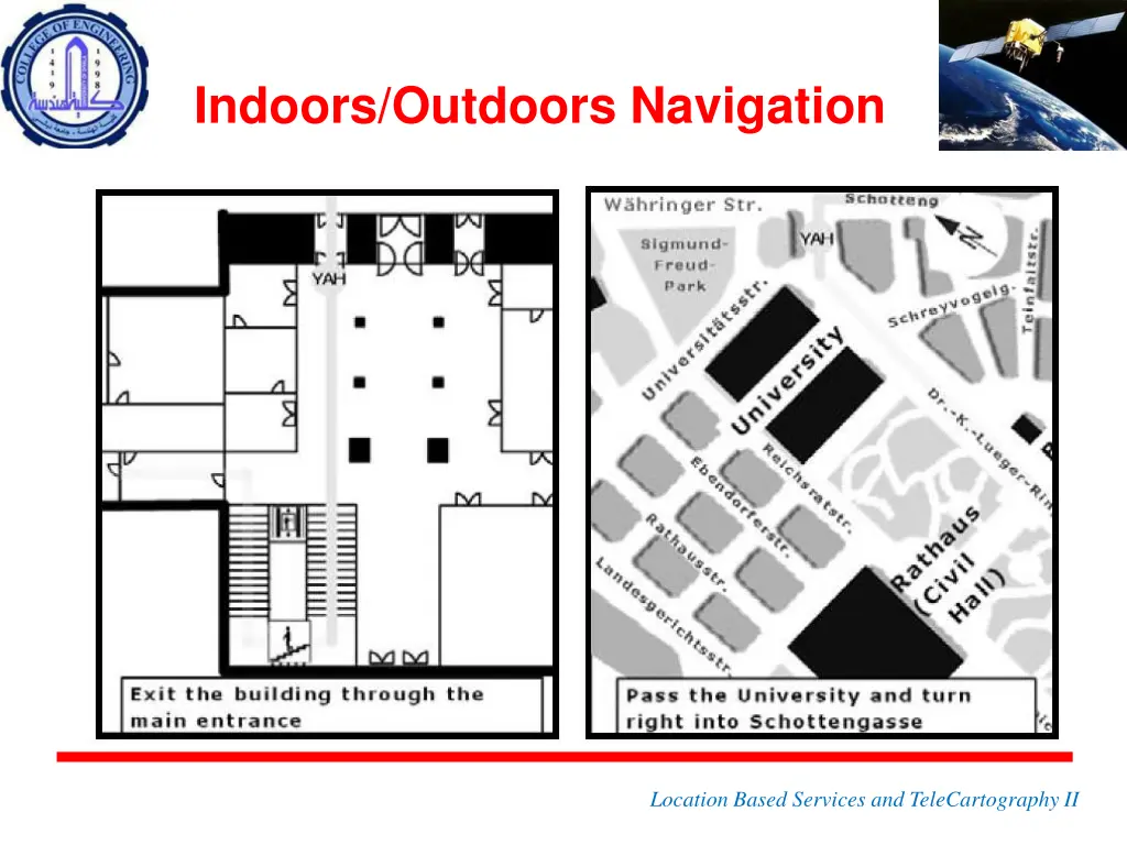 indoors outdoors navigation